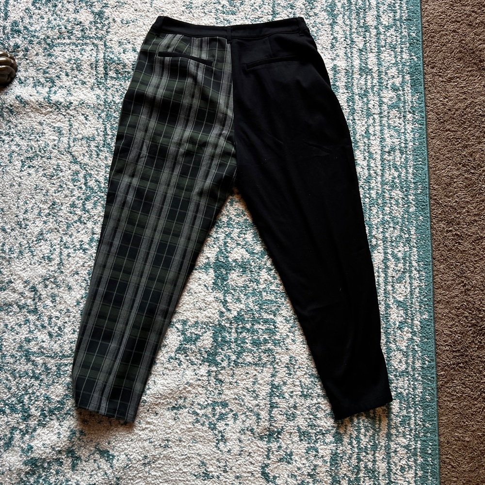 Disturbia Checkmate High Waist Tapered Trousers - Picture 3 of 6